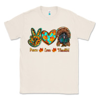 Natural peace love thankful Classic Tee - RanaPortraitStore