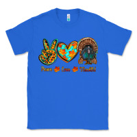 True Royal peace love thankful Classic Tee - RanaPortraitStore