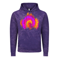 Cloud Purple tie dye glitter patch Vintage Hoodie - AdoDesignShop