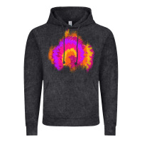 Vintage Black tie dye glitter patch Vintage Hoodie - AdoDesignShop
