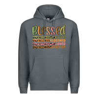 Rock retro blessed redeemed quotes Premium Hoodie - MaliasSmallBusiness