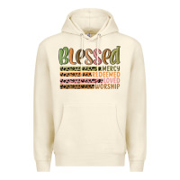 Sandshell retro blessed redeemed quotes Premium Hoodie - MaliasSmallBusiness