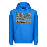 True Royal retro blessed redeemed quotes Premium Hoodie - MaliasSmallBusiness
