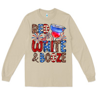 Red White And Booze Long Sleeve Tee | Teevron
