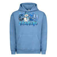 Pigment Pebble Blue cozy season Urban Hoodie - MaliasSmallBusiness