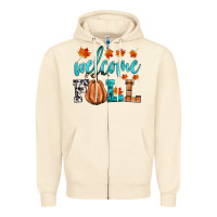 Sandshell welcome fall Zipper Hoodie - HRA Design Shop