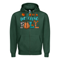 Sports Green welcome fall Zipper Hoodie - HRA Design Shop