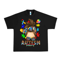 Black messy bun autism mom Urban Heavy Tee - RanaPortraitStore