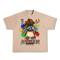 Burro messy bun autism mom Urban Heavy Tee - RanaPortraitStore