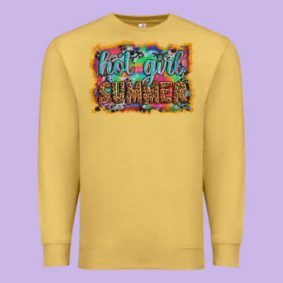 Hot Girl Summer Premium Sweatshirt Designed By Artiststas