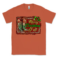 Copper merry christmas y'all boots Classic Tee - RanaPortraitStore