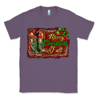 Lavender merry christmas y'all boots Classic Tee - RanaPortraitStore