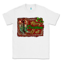 White merry christmas y'all boots Classic Tee - RanaPortraitStore
