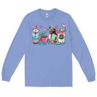 Colony Blue nurse  coffee cup Long Sleeve Tee - AdoDesignShop