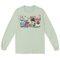 Matcha nurse  coffee cup Long Sleeve Tee - AdoDesignShop