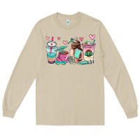 Mushroom nurse  coffee cup Long Sleeve Tee - AdoDesignShop