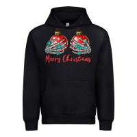 Black merry christmas Urban Hoodie - MaliasSmallBusiness