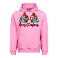 Fuchsia Pink merry christmas Urban Hoodie - MaliasSmallBusiness