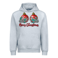 Heather Grey merry christmas Urban Hoodie - MaliasSmallBusiness