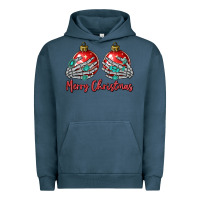 Pigment Midnight Navy merry christmas Urban Hoodie - MaliasSmallBusiness