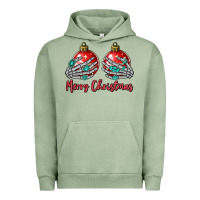 Pigment Oil Green merry christmas Urban Hoodie - MaliasSmallBusiness