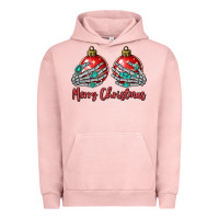 Pigment Salmon merry christmas Urban Hoodie - MaliasSmallBusiness