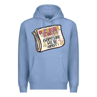 Colony Blue breaking news everything will be alright Premium Hoodie - MaliasSmallBusiness
