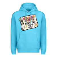Ocean Blue breaking news everything will be alright Premium Hoodie - MaliasSmallBusiness