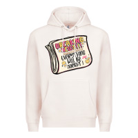 Pale Pink breaking news everything will be alright Premium Hoodie - MaliasSmallBusiness