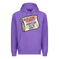 Purple breaking news everything will be alright Premium Hoodie - MaliasSmallBusiness