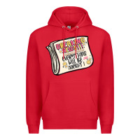Red breaking news everything will be alright Premium Hoodie - MaliasSmallBusiness