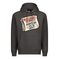 Smoke breaking news everything will be alright Premium Hoodie - MaliasSmallBusiness