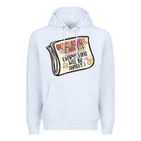 White breaking news everything will be alright Premium Hoodie - MaliasSmallBusiness