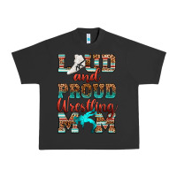 Pigment Black loud and proud wrestling mom Urban Heavy Tee - RanaPortraitStore