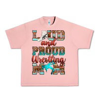 Salmon loud and proud wrestling mom Urban Heavy Tee - RanaPortraitStore