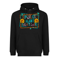 Black spoiler alert i dont care Heavyweight Hoodie - AdoDesignShop