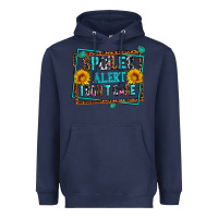 Navy spoiler alert i dont care Heavyweight Hoodie - AdoDesignShop
