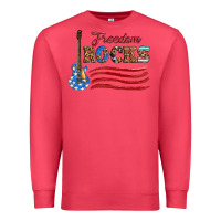 Cardinal freedom rocks with guitar Premium Sweatshirt - Artiststas