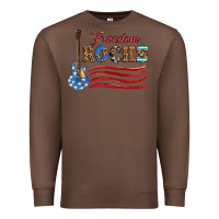 Chestnut freedom rocks with guitar Premium Sweatshirt - Artiststas