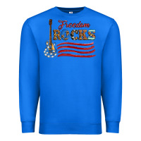 True Royal freedom rocks with guitar Premium Sweatshirt - Artiststas