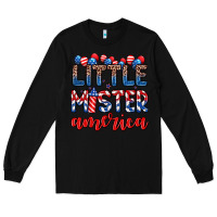 Black little mister America Long Sleeve Tee - Zillion Design Studio