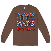 Chestnut little mister America Long Sleeve Tee - Zillion Design Studio