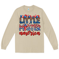 Mushroom little mister America Long Sleeve Tee - Zillion Design Studio