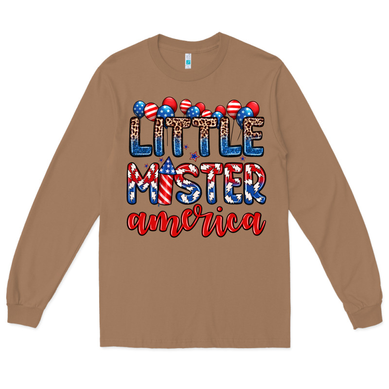 Little Mister America Long Sleeve Tee by Zillion Design Studio | Teevron