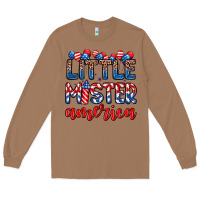 Toasted Coconut little mister America Long Sleeve Tee - Zillion Design Studio