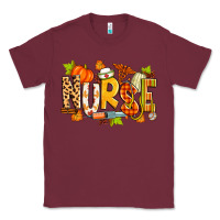 Burgundy fall nurse Classic Tee - Zillion Design Studio