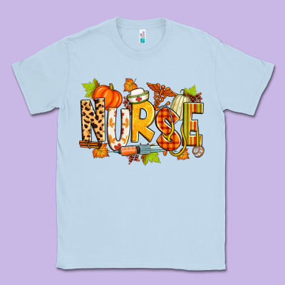 Fall Nurse Classic Tee Designed By Zillion Design Studio