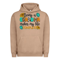 Pigment Burro Being a Grandma Makes My Life Complete Urban Hoodie - MaliasSmallBusiness