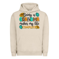 Pigment French Oak Being a Grandma Makes My Life Complete Urban Hoodie - MaliasSmallBusiness