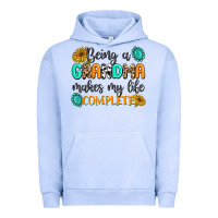 Pigment Grape Ice Being a Grandma Makes My Life Complete Urban Hoodie - MaliasSmallBusiness